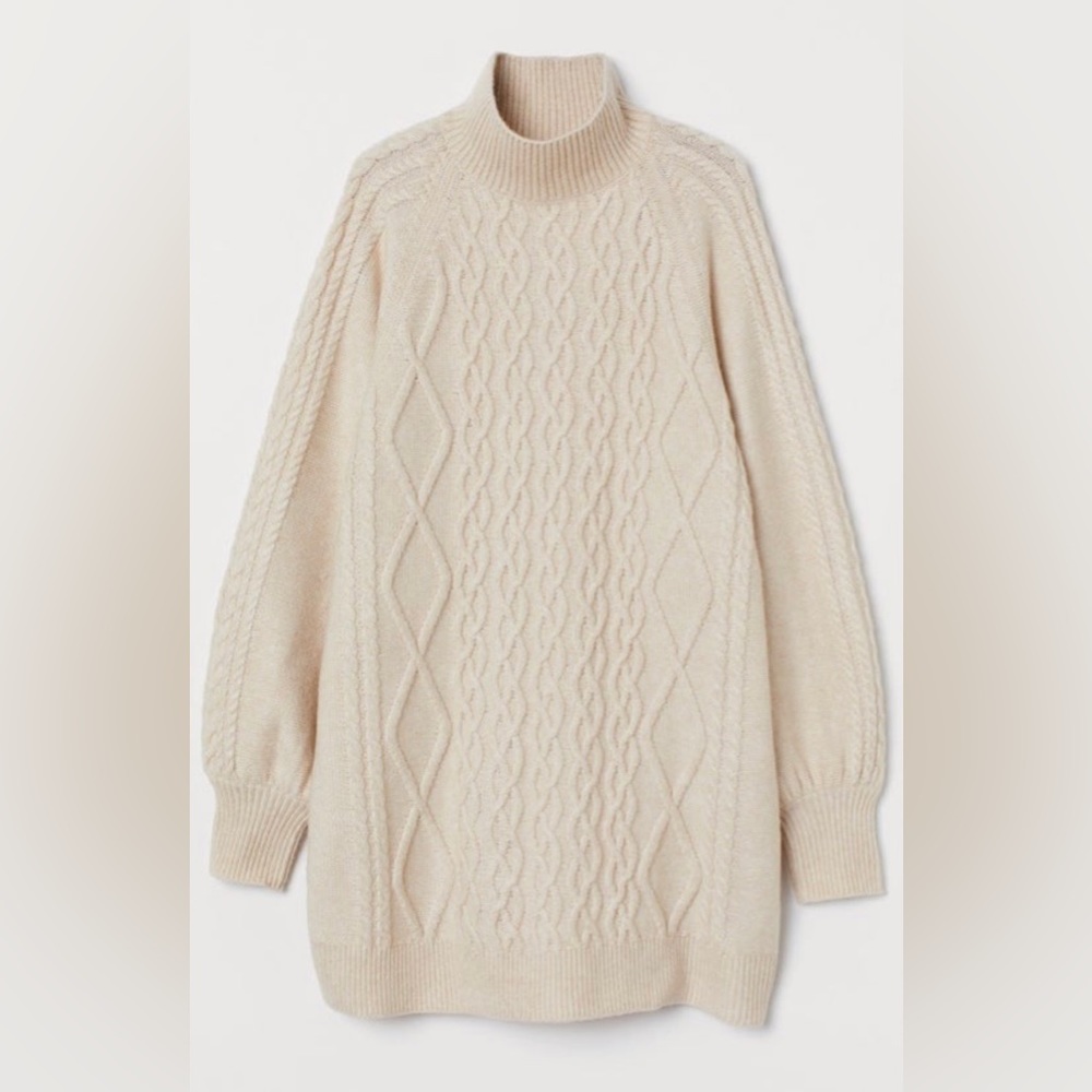 H&M long sleeve sweater dress